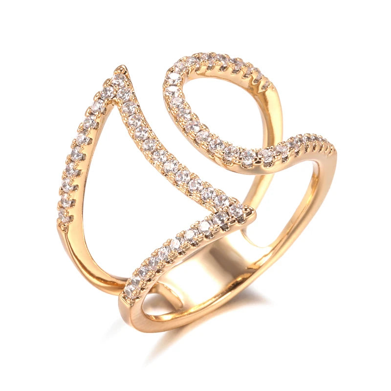 Major Flare Party Ring - Rose Gold Plated Major Flare Party Ring - Rose Gold Plated